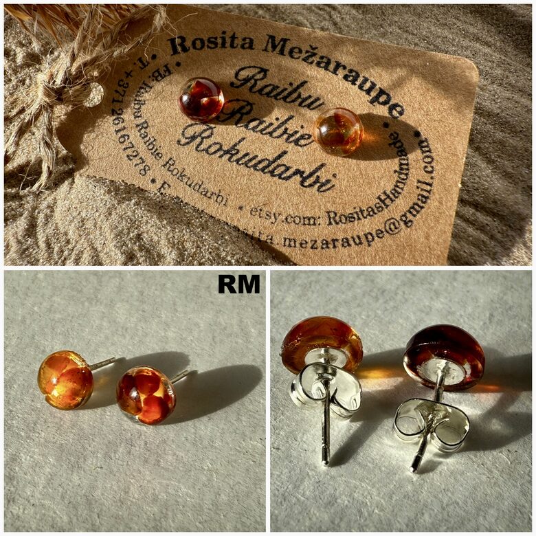 0,08mm Auskari "Podziņa"