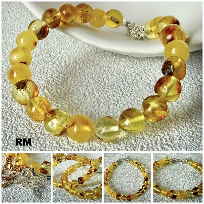 Rokassprādze "Dzintara bumbiņas"!