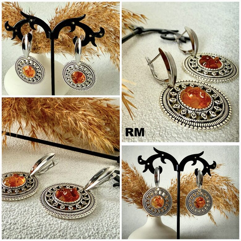 Auskari ar dzintara viducīti!