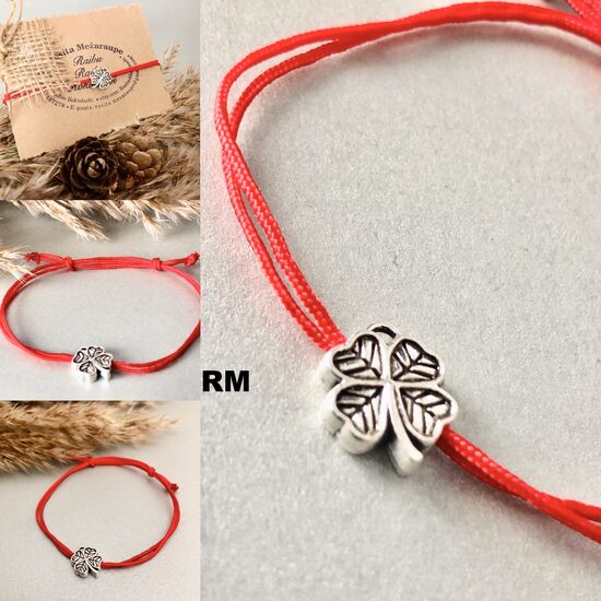 Rokassprādz ar veiksmes simbolu " ĀBOLIŅA LAPIŅA"!