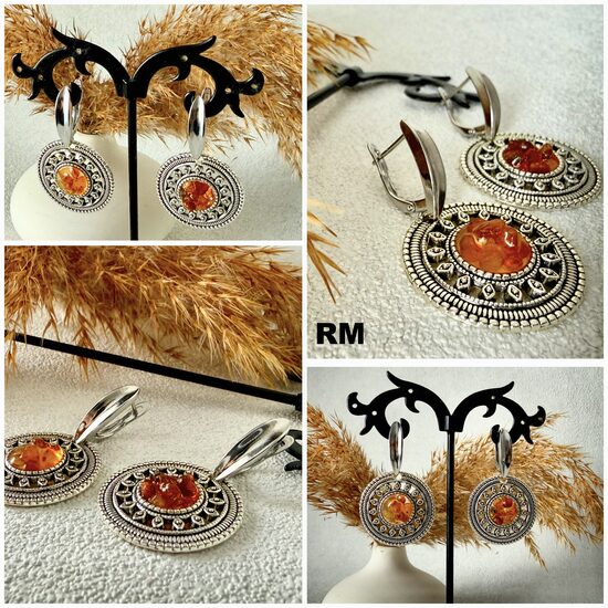 Auskari ar dzintara viducīti!