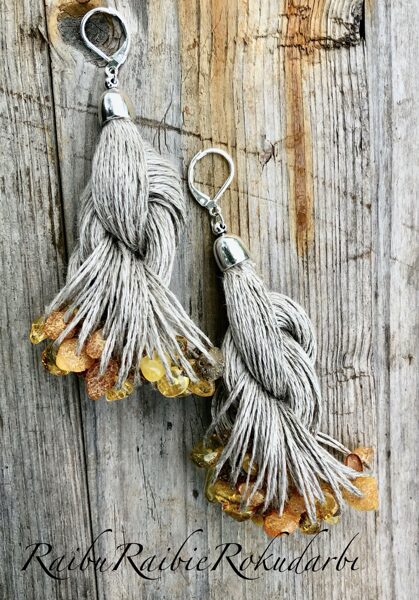  Divu mezglu auskari ar dzinatriem!